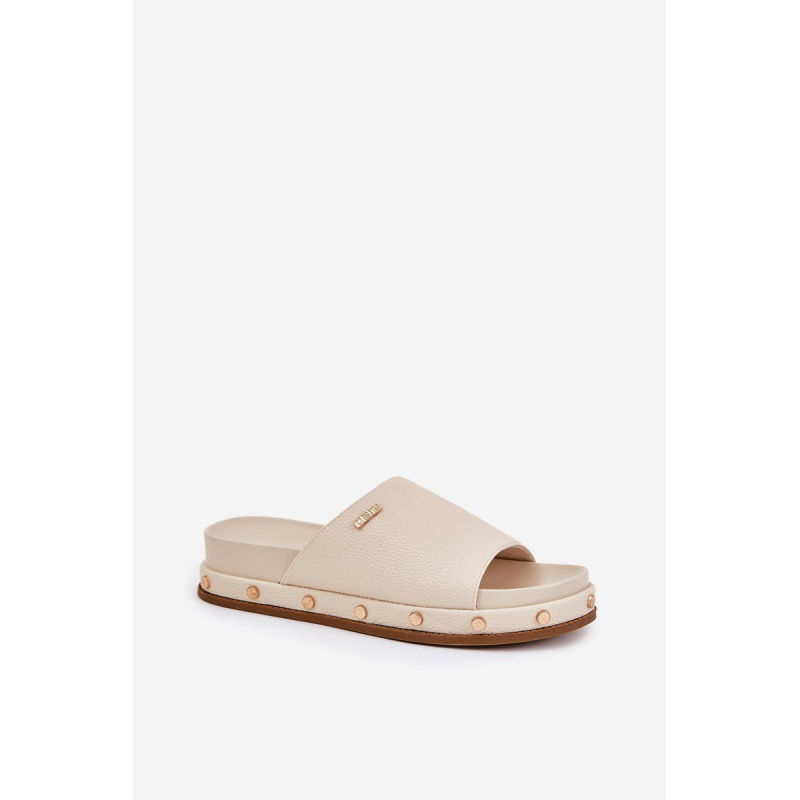 Dámske platformové sandále Big Star NN274A746 Beige - Béžová