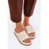 Dámske platformové sandále Big Star NN274A746 Beige - Béžová