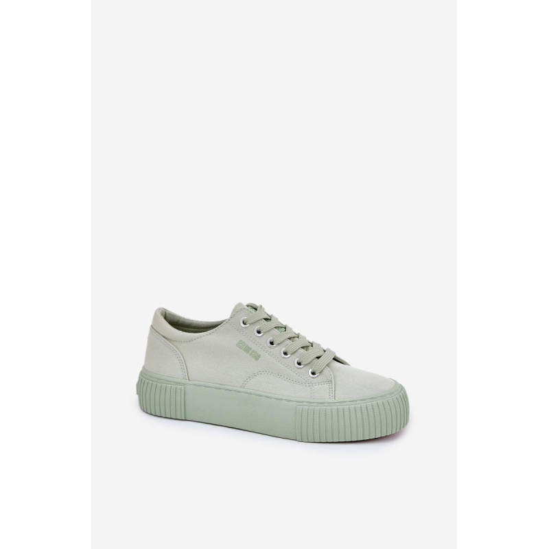 Dámske textilné tenisky Big Star RR274408 zelené - Odtiene zelenej