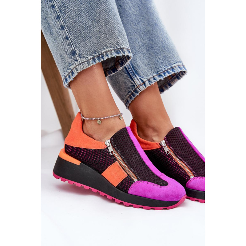 Kožené Sneakersy na Klíne Maciejka Čierne 06853-15
