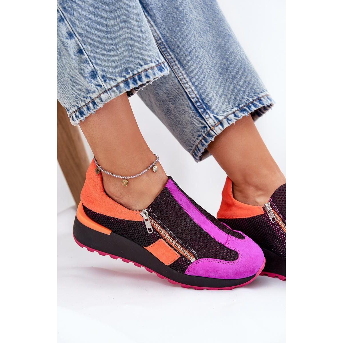 Kožené Sneakersy na Klíne Maciejka Čierne 06853-15