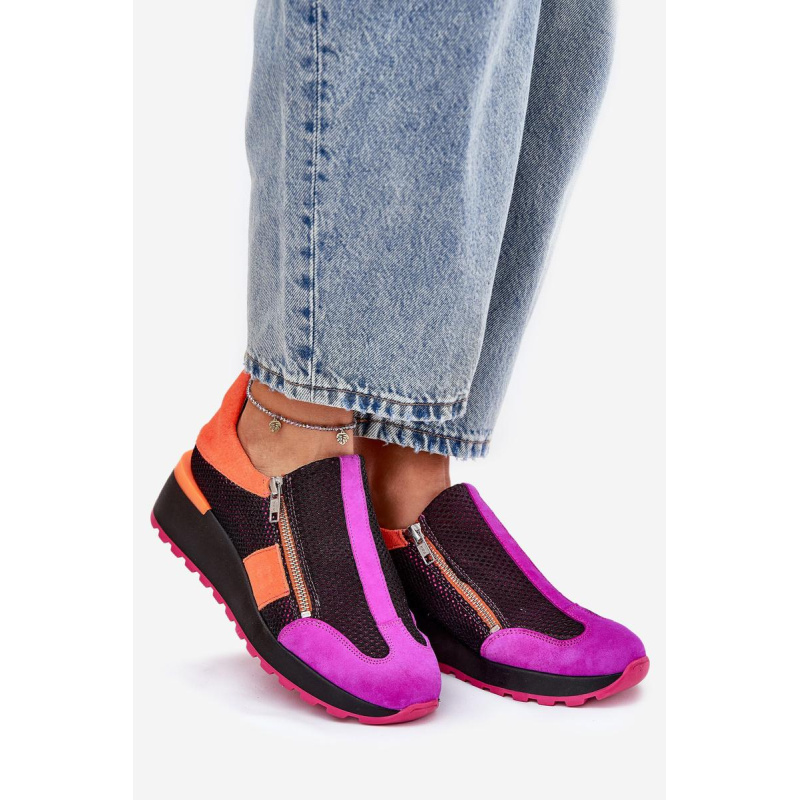 Kožené Sneakersy na Klíne Maciejka Čierne 06853-15