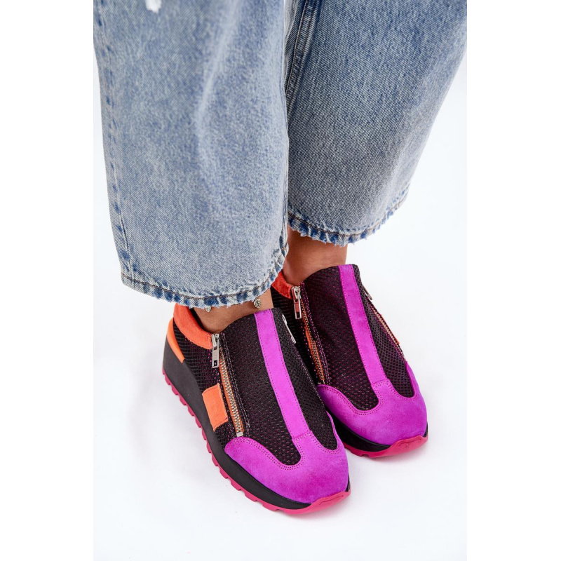 Kožené Sneakersy na Klíne Maciejka Čierne 06853-15