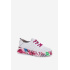 Dámske Kožené Sneakersy Na Vzorovanej Platforme Vinceza 88017 Biele