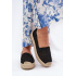 Dámske Platformové Espadrilky Vinceza 17392 Čierne - Čierna