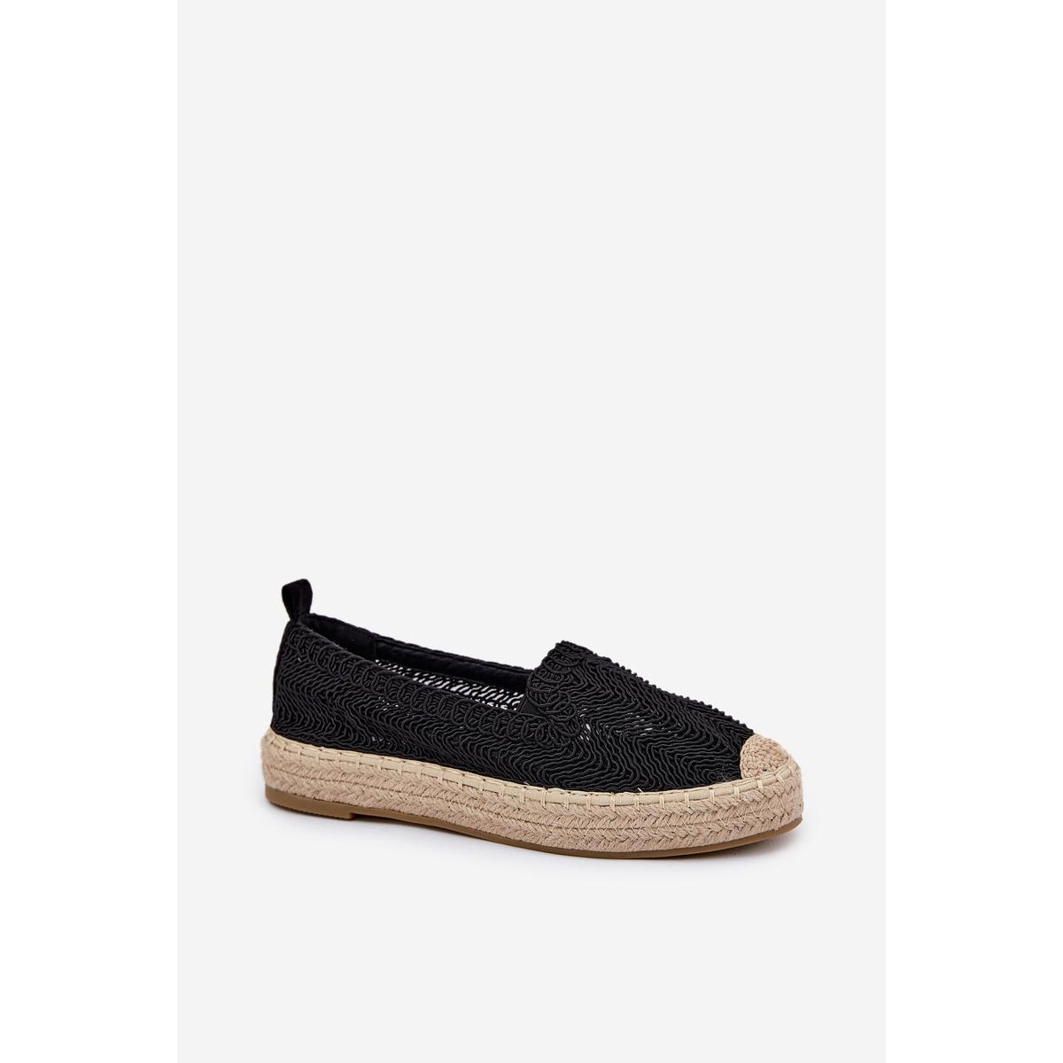 Dámske Platformové Espadrilky Vinceza 17392 Čierne - Čierna