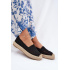 Dámske Platformové Espadrilky Vinceza 17392 Čierne - Čierna