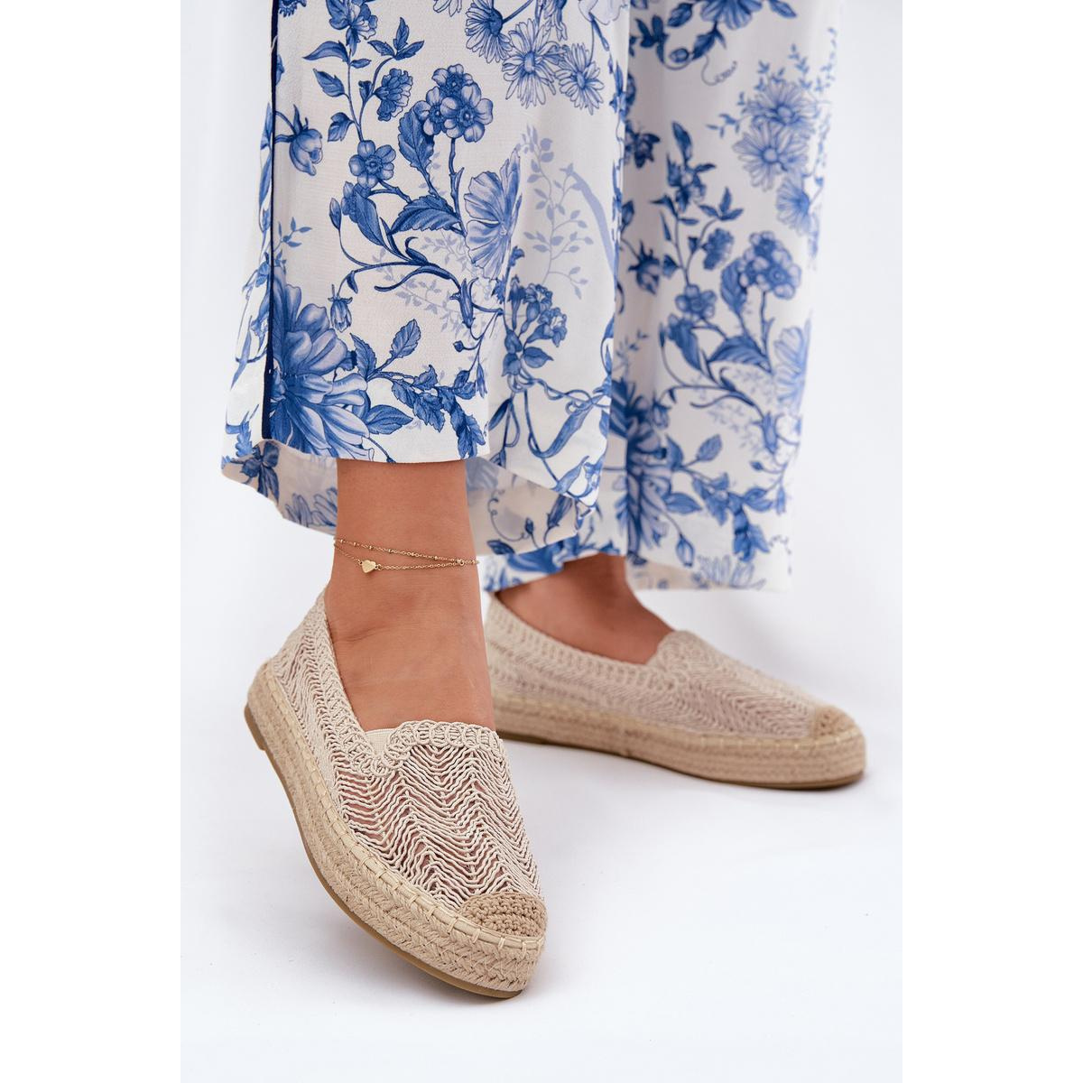 Dámske Espadrilky na Platforme Béžové Vinceza 17392 - Béžová