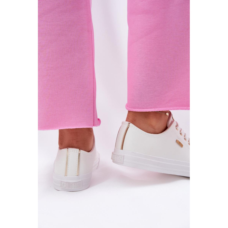 Dámske Tenisky Z Eko Kože Big Star RR274748 Biele - Biela