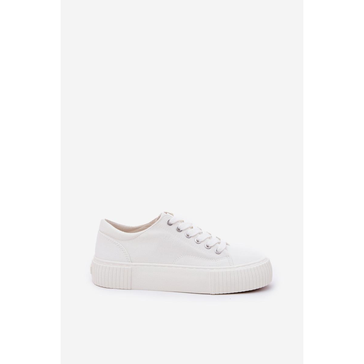 Textilné Dámske Tenisky Big Star RR274405 Biele - Biela