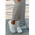 Dámske Slip-On Tenisky Big Star RR274717 Bielé - Biela