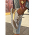 Kožené Polobotky Sneakers Dámske Artiker 56C1738 Béžovo-Zlaté - Zlatá || Béžová