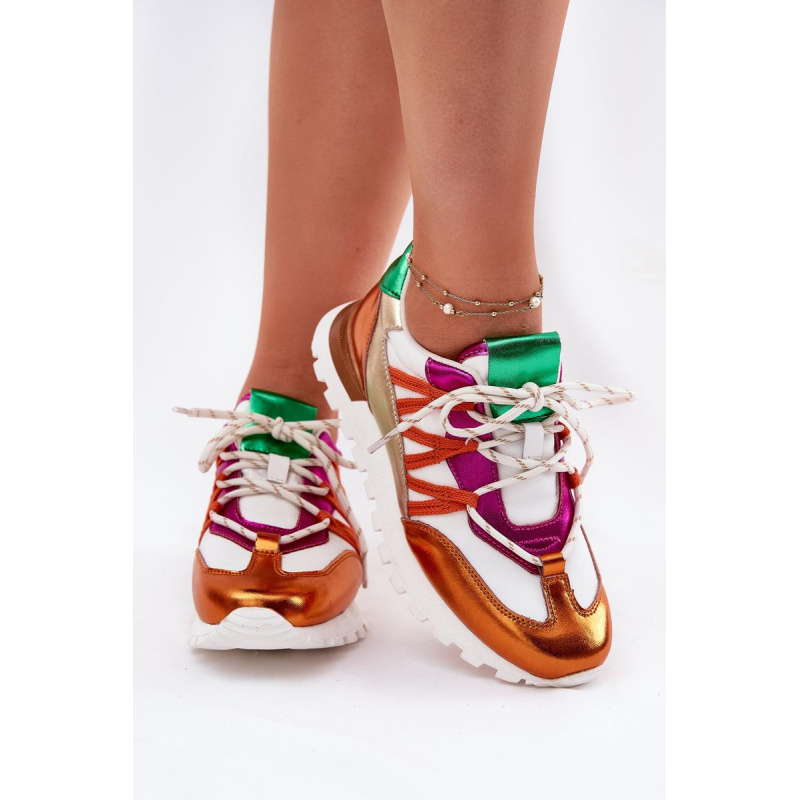 Kožené Polobotky Tenisky Dámske Artiker 56C1737 Mmulticolor - Viacfarebné