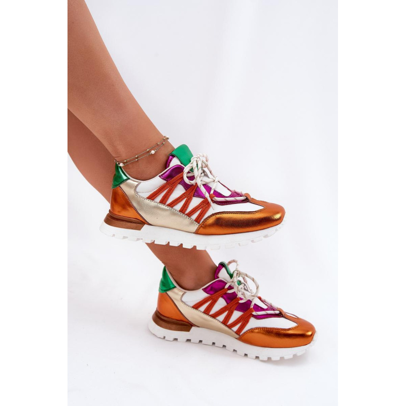Kožené Polobotky Tenisky Dámske Artiker 56C1737 Mmulticolor - Viacfarebné