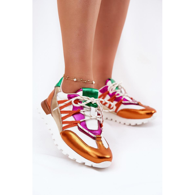 Kožené Polobotky Tenisky Dámske Artiker 56C1737 Mmulticolor - Viacfarebné