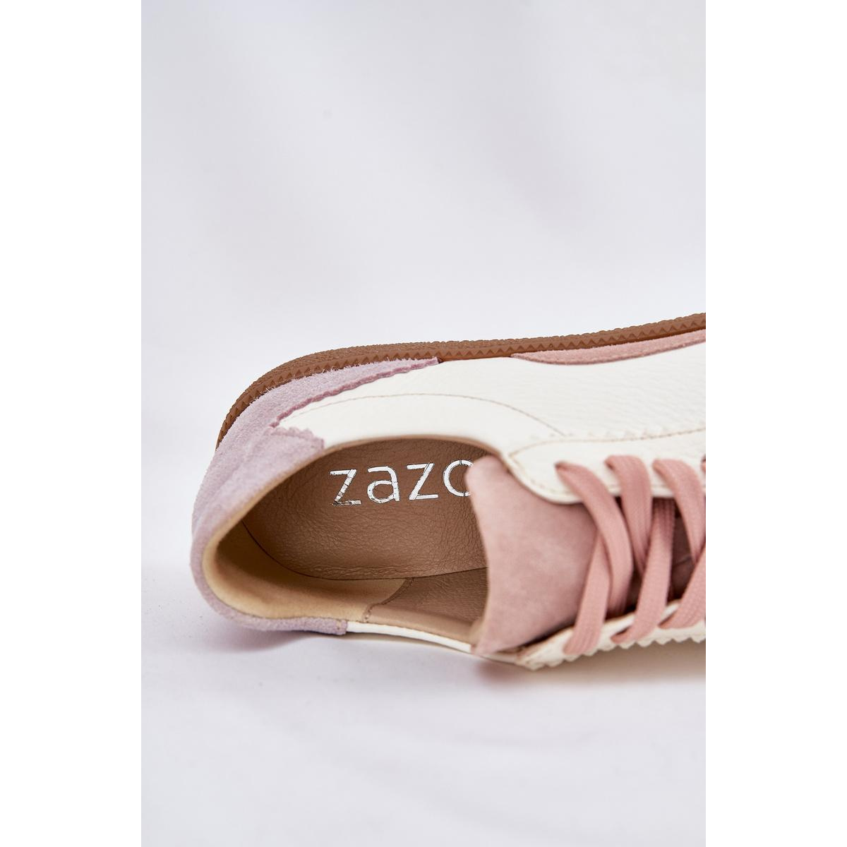 Dámske Kožené Tenisky Zazoo N1220 Biele - Biela