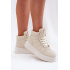 Vysoké Dámske Sneakers Na Platforme Béžové Tillive - Béžová