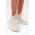 Vysoké Dámske Sneakers Na Platforme Béžové Tillive - Béžová