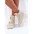 Vysoké Dámske Sneakers Na Platforme Béžové Tillive - Béžová