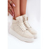 Vysoké Dámske Sneakers Na Platforme Béžové Tillive - Béžová