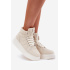Vysoké Dámske Sneakers Na Platforme Béžové Tillive - Béžová
