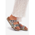 Vzory dámske papuče na korkovej platforme s prackami Lee Cooper LCW-25-35-3483L Viacfarebné - Viacfarebné