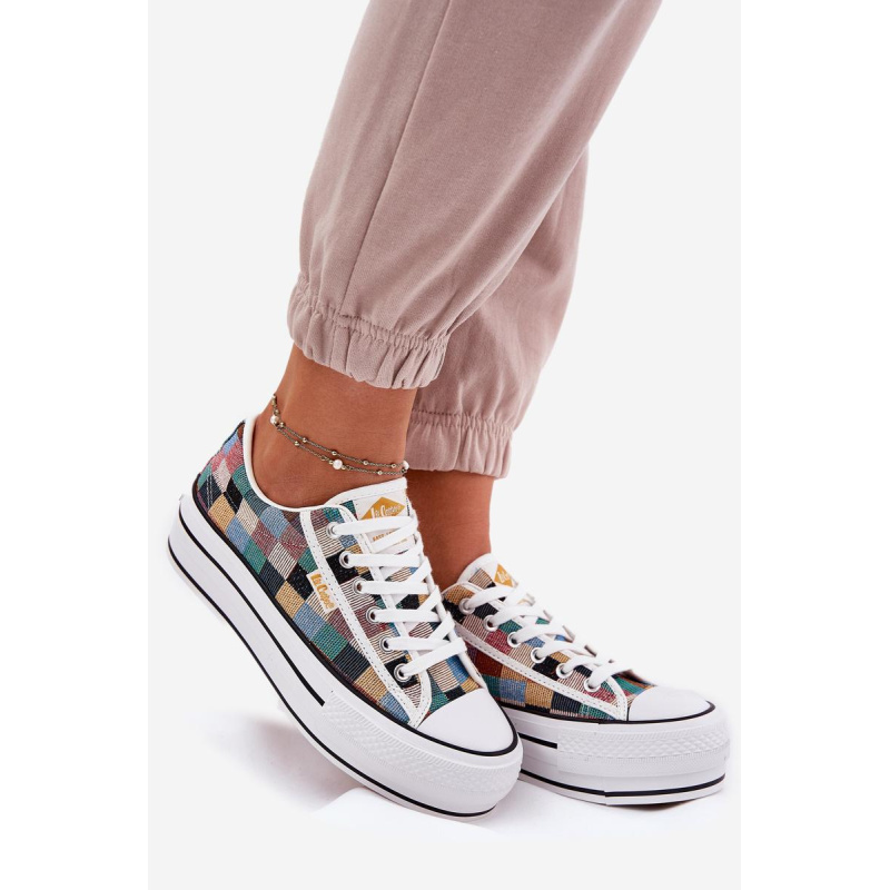 Vzorkované Dámske Tenisky Na Platforme Lee Cooper LCW-25-31-3441L Viacfarebné