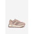 Semišové Sneakersy Na Platforme Dámske Big Star RR274897 HI-POLY SYSTEM Béžové - Béžová