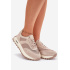 Semišové Sneakersy Na Platforme Dámske Big Star RR274897 HI-POLY SYSTEM Béžové - Béžová