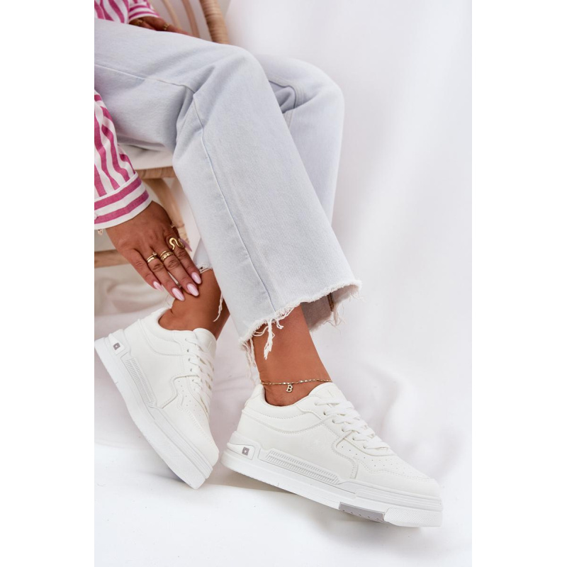Nízke Dámske Sneakers Big Star RR274A310 HI-POLY SYSTEM Biele - Biela