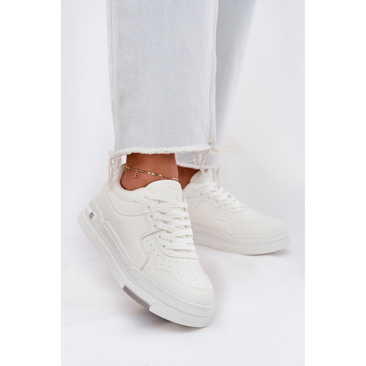 Nízke Dámske Sneakers Big Star RR274A310 HI-POLY SYSTEM Biele - Biela