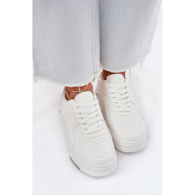 Nízke Dámske Sneakers Big Star RR274A310 HI-POLY SYSTEM Biele - Biela