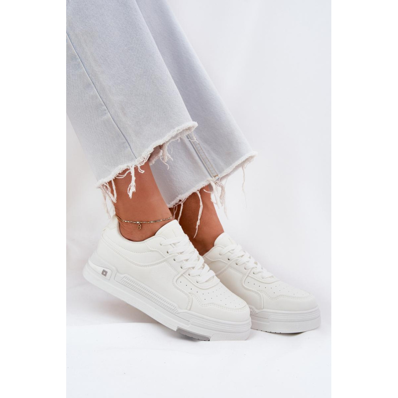 Nízke Dámske Sneakers Big Star RR274A310 HI-POLY SYSTEM Biele - Biela