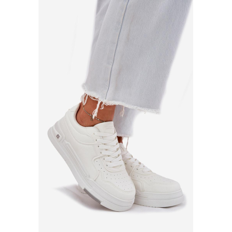 Nízke Dámske Sneakers Big Star RR274A310 HI-POLY SYSTEM Biele - Biela