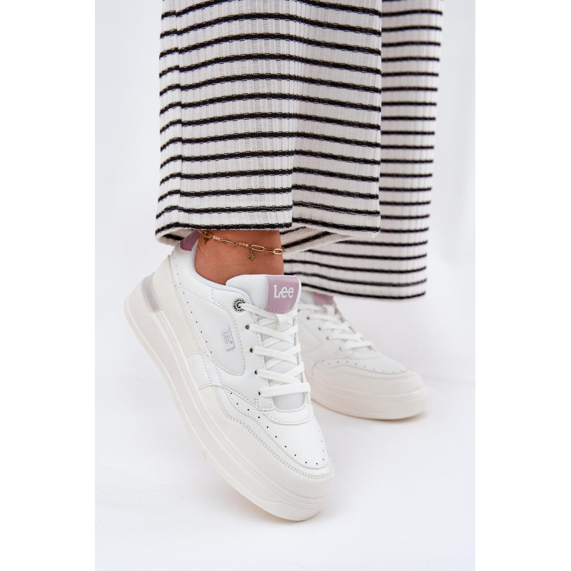Dámske Tenisky Na Platforme LEE EMMA WOMEN LOW 50251014.00L Biele - Biela