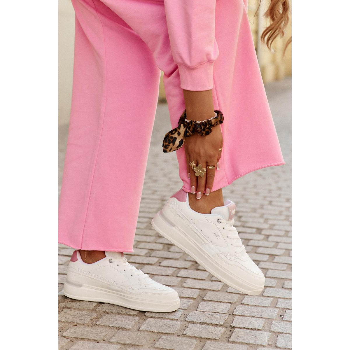 Dámske Tenisky Na Platforme LEE EMMA WOMEN LOW 50251014.00L Biele - Biela