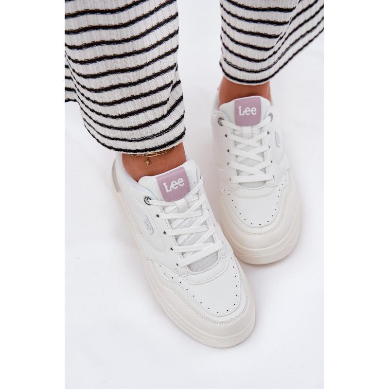 Dámske Tenisky Na Platforme LEE EMMA WOMEN LOW 50251014.00L Biele - Biela