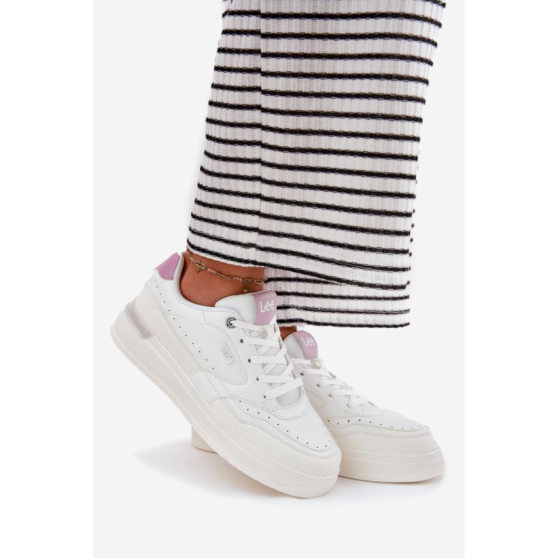 Dámske Tenisky Na Platforme LEE EMMA WOMEN LOW 50251014.00L Biele - Biela