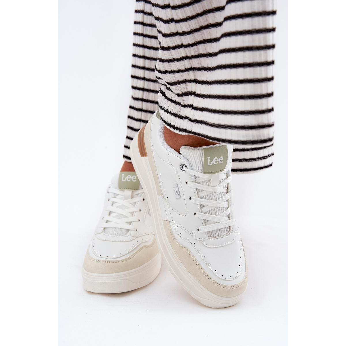 Dámske Tenisky Na Platforme LEE EMMA WOMEN LOW 50251014.04L Béžové - Béžová