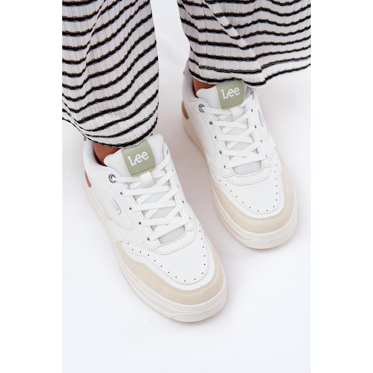 Dámske Tenisky Na Platforme LEE EMMA WOMEN LOW 50251014.04L Béžové - Béžová