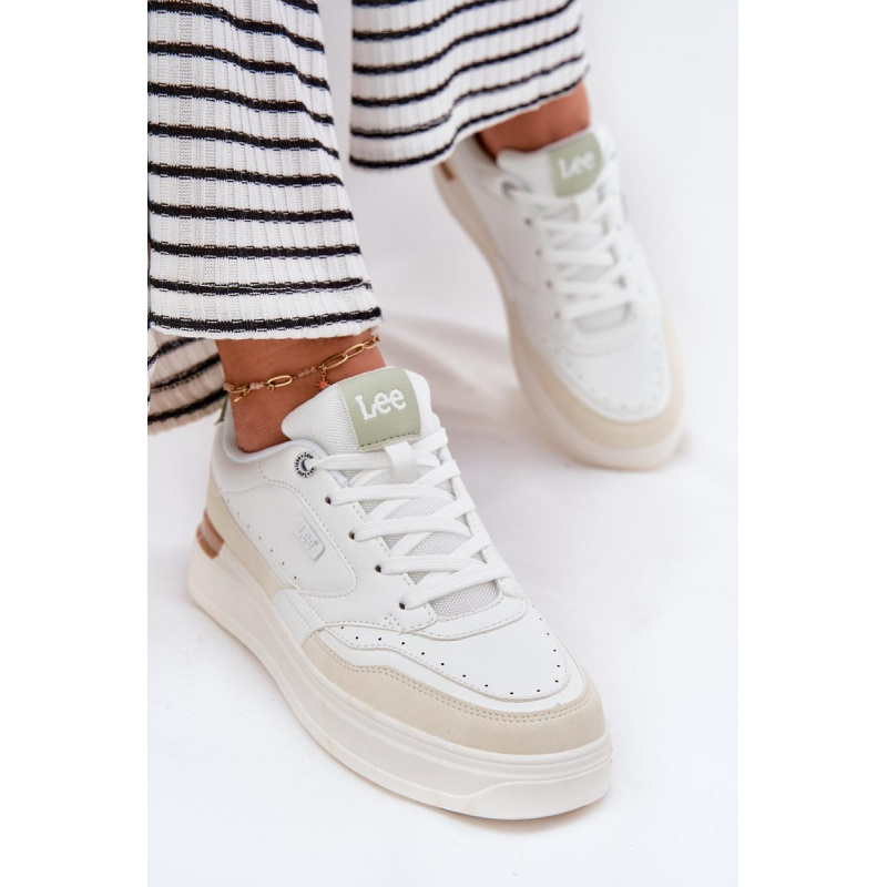 Dámske Tenisky Na Platforme LEE EMMA WOMEN LOW 50251014.04L Béžové - Béžová