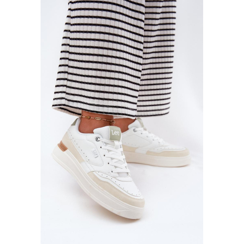 Dámske Tenisky Na Platforme LEE EMMA WOMEN LOW 50251014.04L Béžové - Béžová