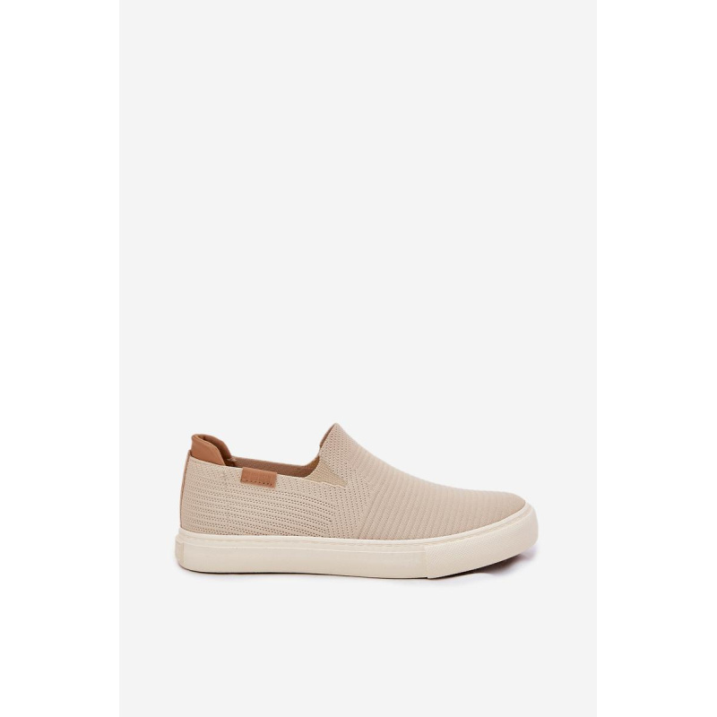 Dámske Slip-On Tenisky Big Star RR274721 Béžové - Béžová