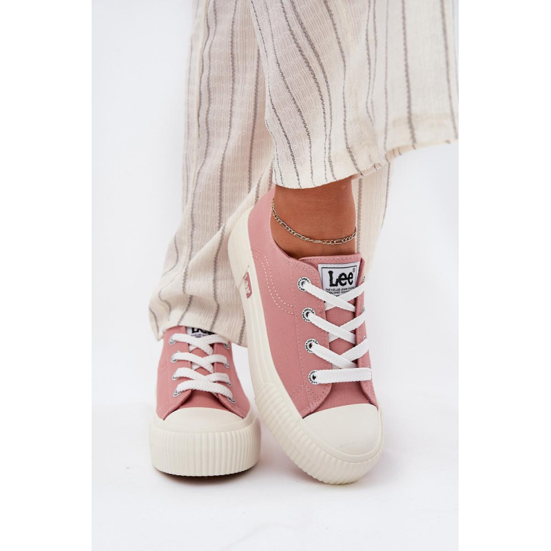 Dámske Tenisky Na Platforme Ružové LEE ISLA C WOMEN LOW 50251001 - Odtiene ružovej