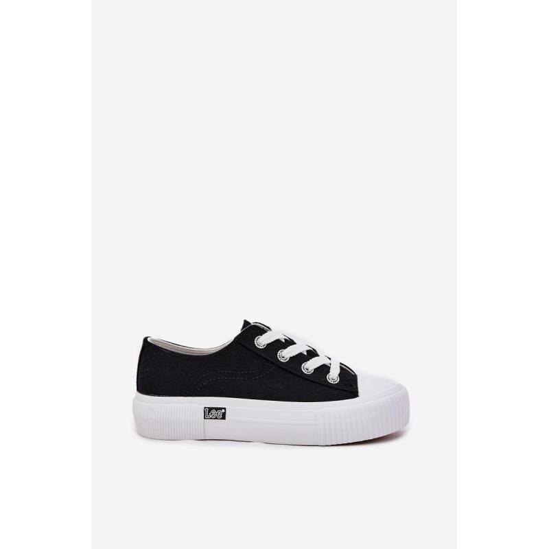 Dámske Tenisky Na Platforme Čierne LEE ISLA C WOMEN LOW 50251001 - Čierna