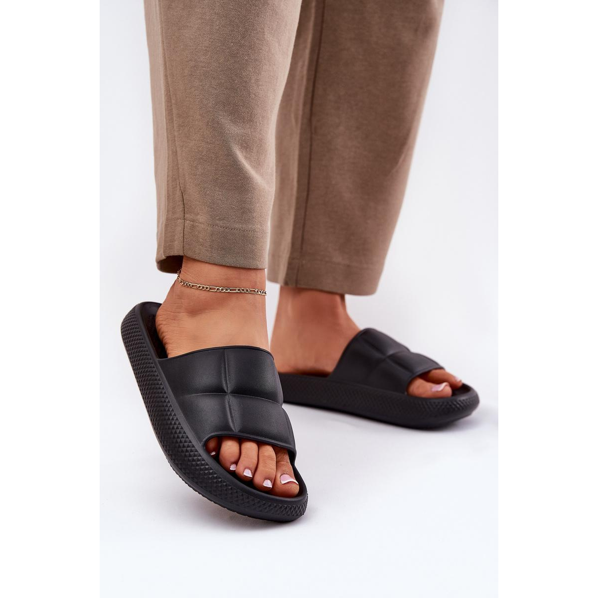 Dámske Penové Sandále LEE MAYA SLIDER WOMEN LOW 50251016 Čierne - Čierna