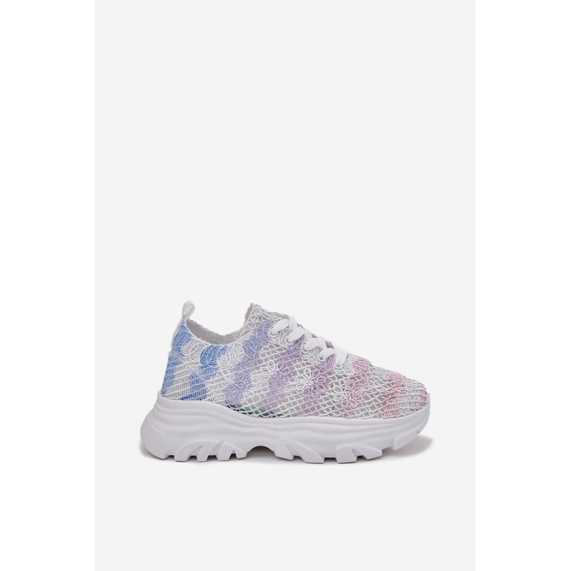 Dámske Tenisky S Háčkovaným Svrškom Multicolor Jelhiris - Viacfarebné