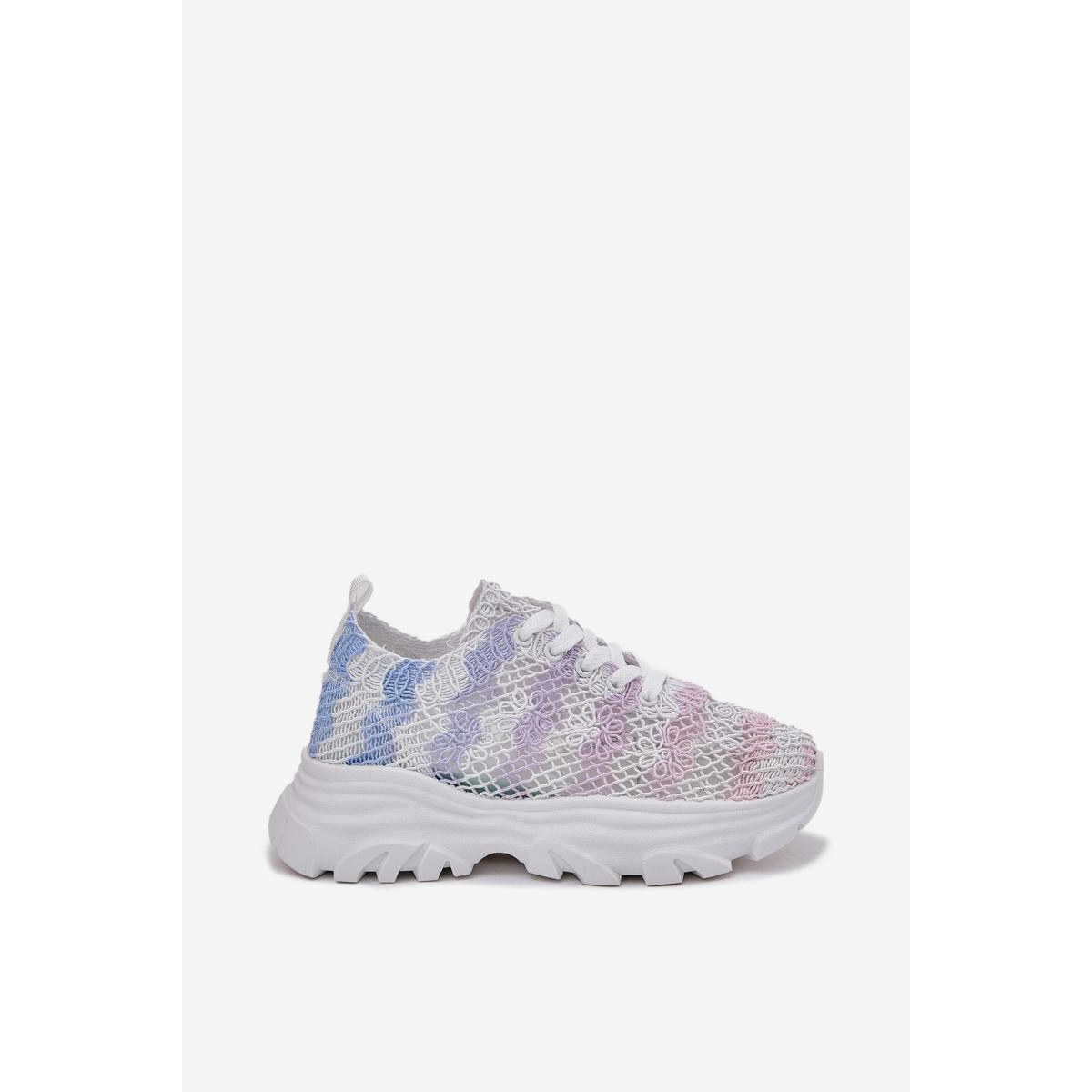 Dámske Tenisky S Háčkovaným Svrškom Multicolor Jelhiris - Viacfarebné