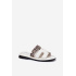 Dámske Kožené Sandále S Velcro Leopard Vinceza 66769 Svetlo Béžové - Béžová