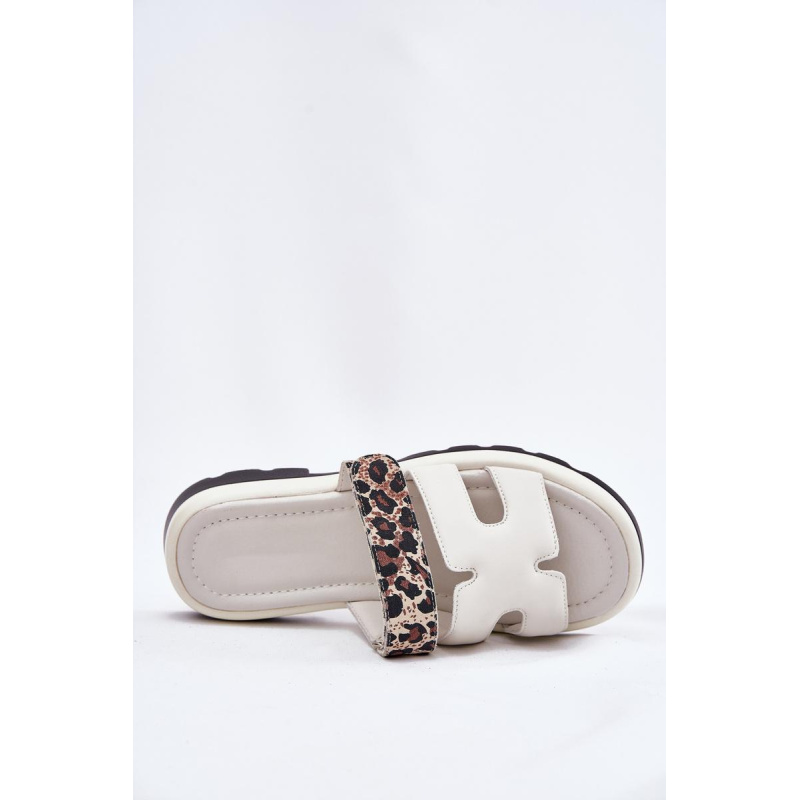 Dámske Kožené Sandále S Velcro Leopard Vinceza 66769 Svetlo Béžové - Béžová